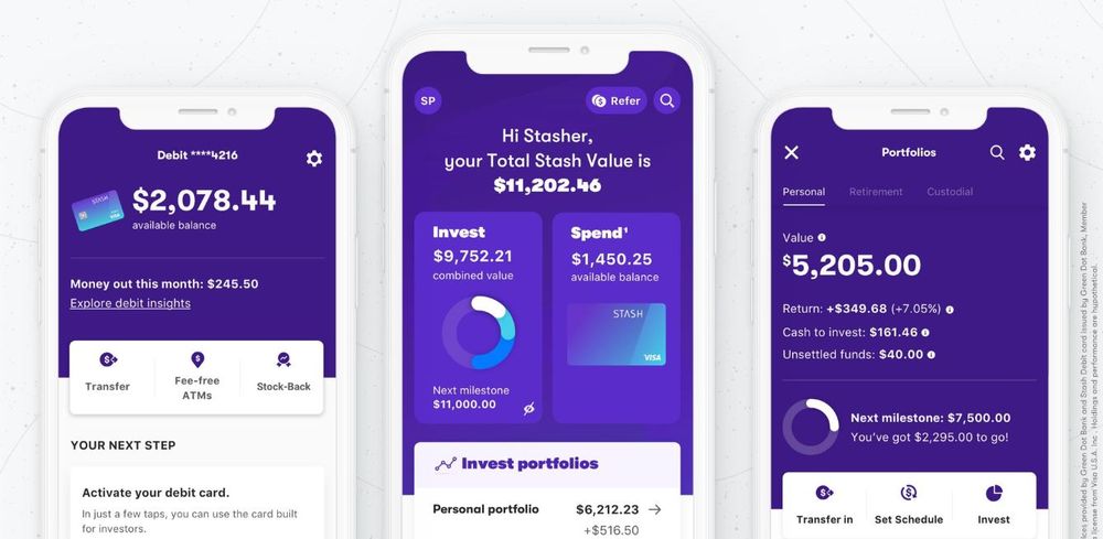 Welcome to Stash click here and lets start investing.