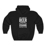 Just another beer drinking with a fishing problem Unisex Heavy Blend™ Hooded Sweatshirt